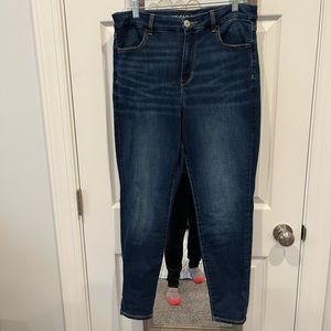 American eagle curvy high rise jeggings